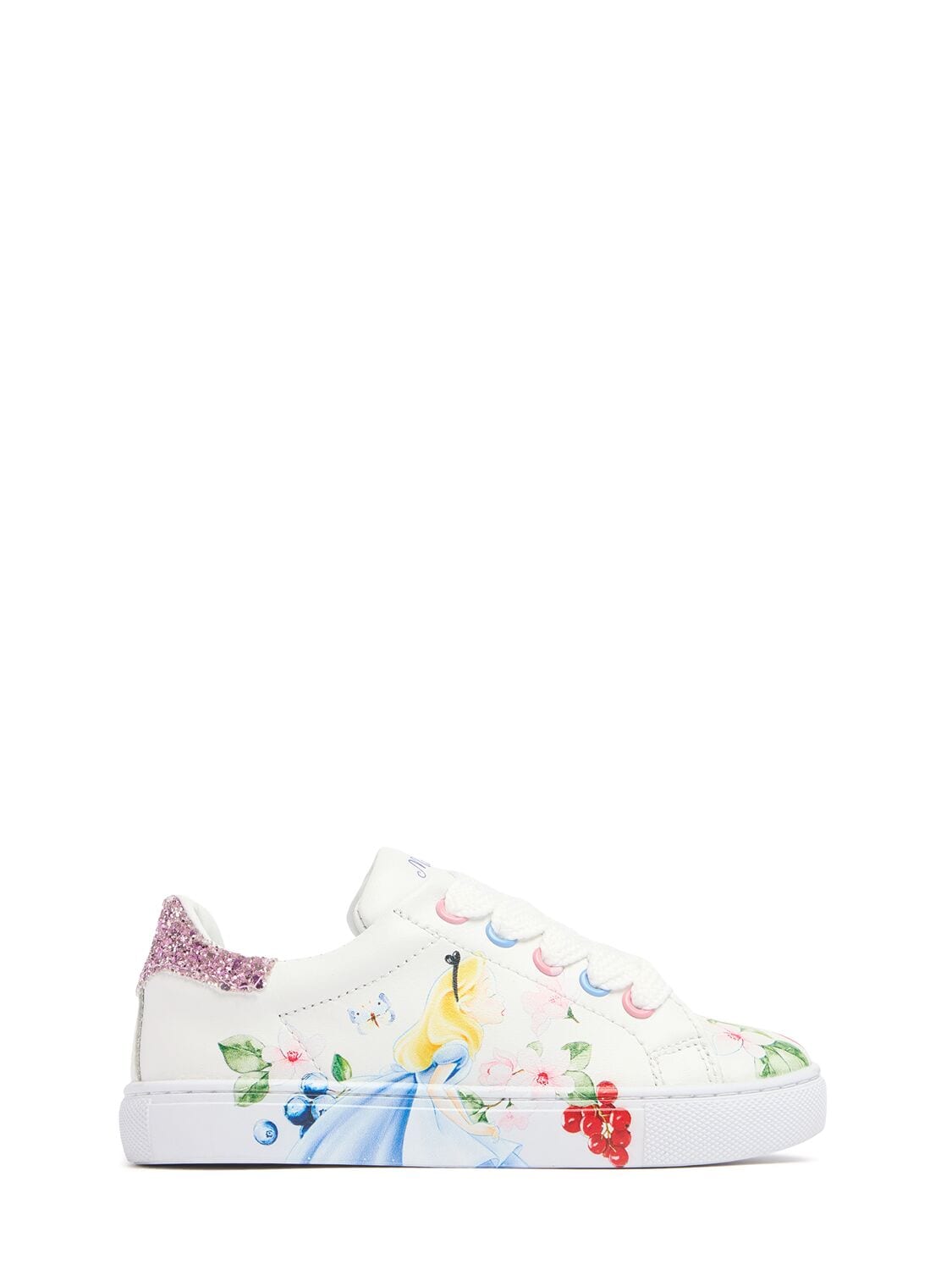 Printed Leather Sneakers