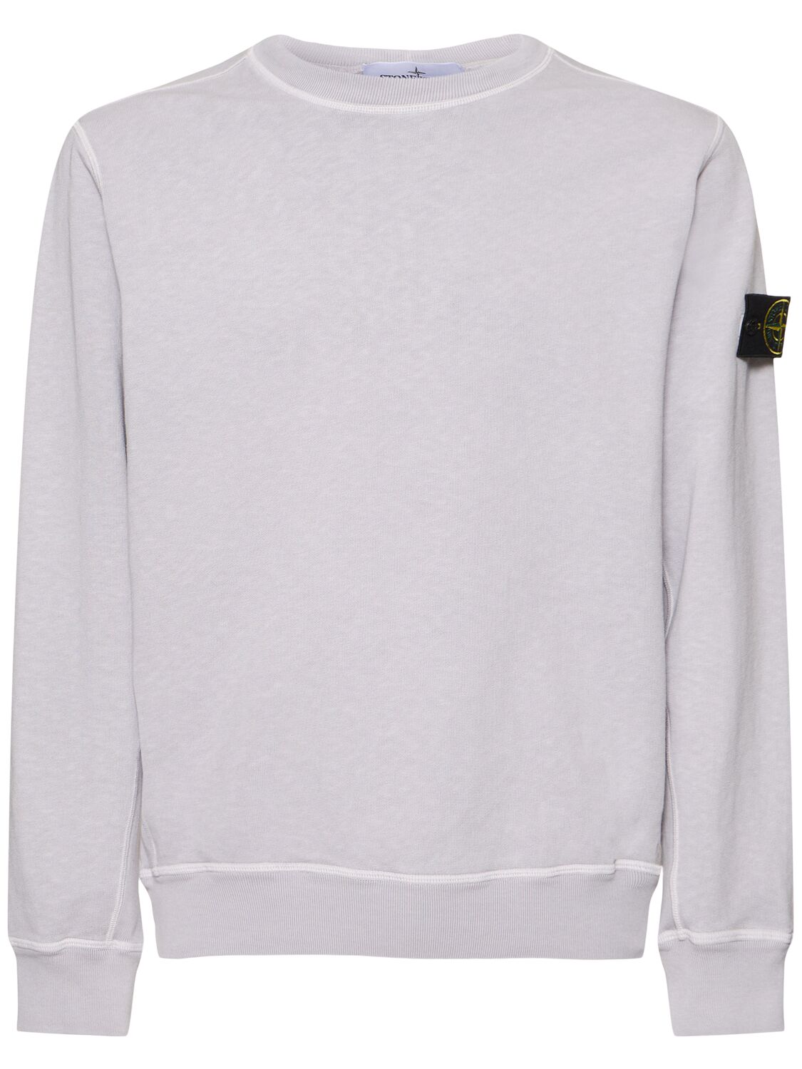 Crewneck Cotton Sweatshirt - STONE ISLAND - Modalova