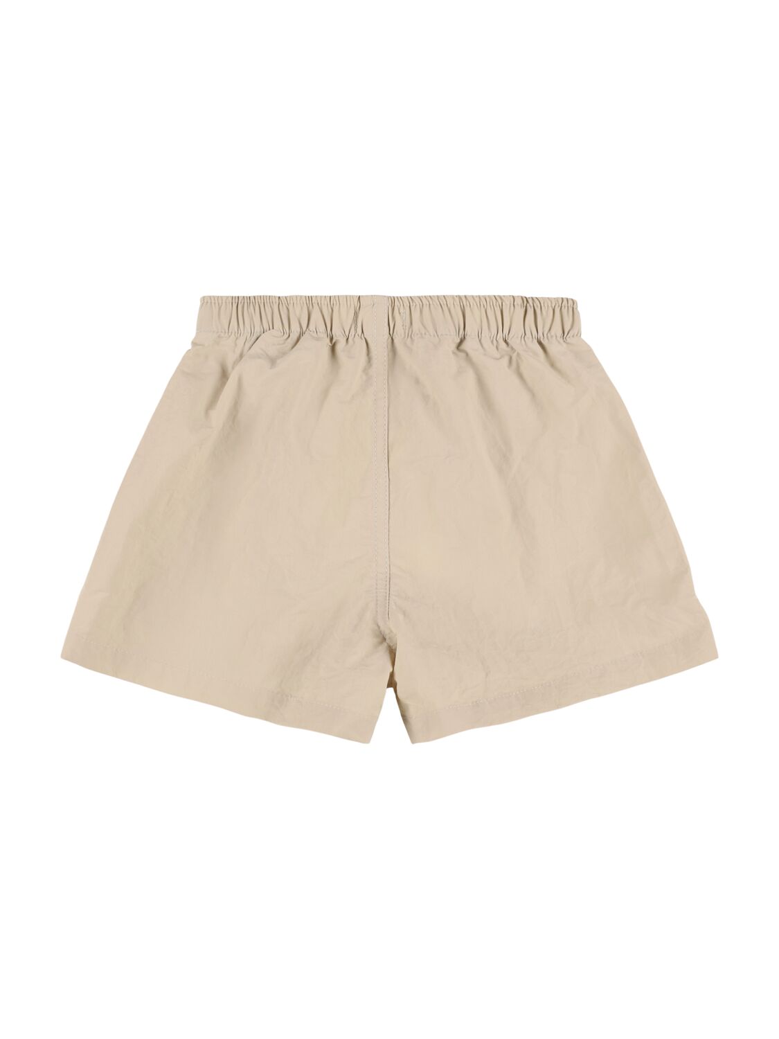 Tiny Cottons Tech Gabardine Shorts In 米黄色/绿色