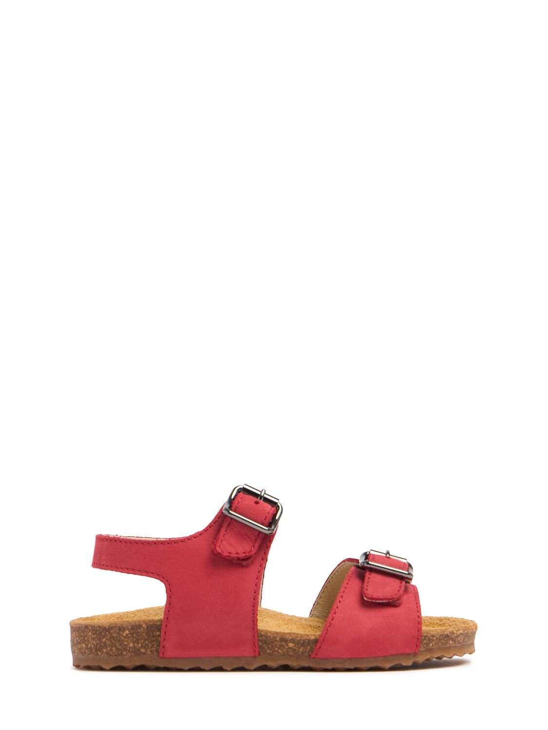 Il Gufo Nubuck Leather Sandals In 红色