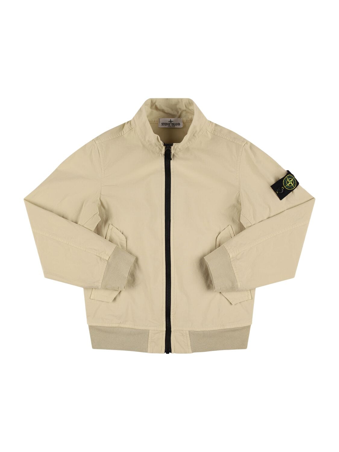 Cotton Blend Bomber Jacket