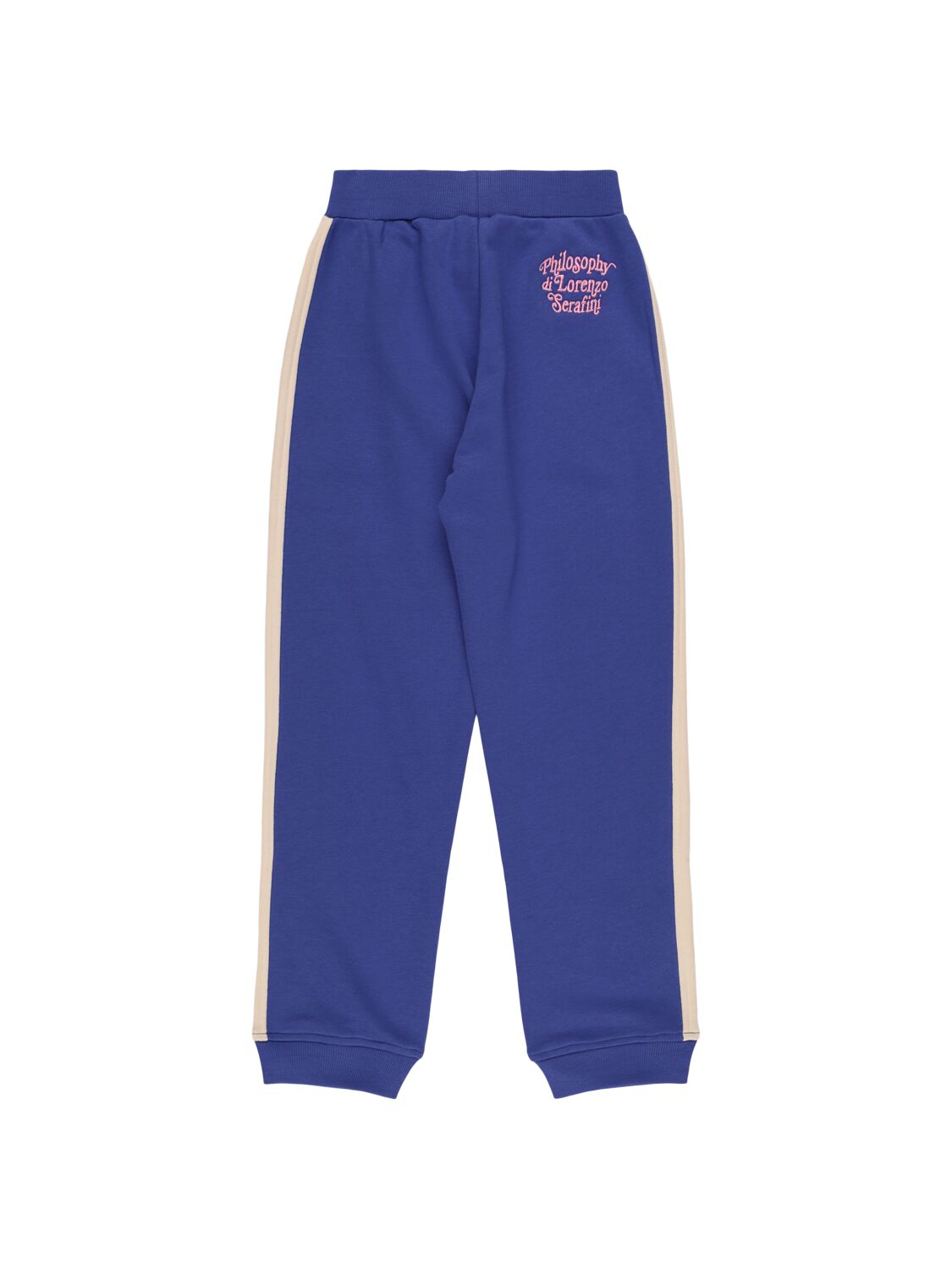 Shop Philosophy Cotton Blend Sweatpants In Blue