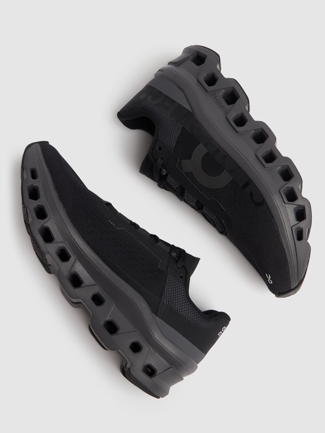 On Cloudmster 2 Rubber-trimmed Mesh Sneakers In Black