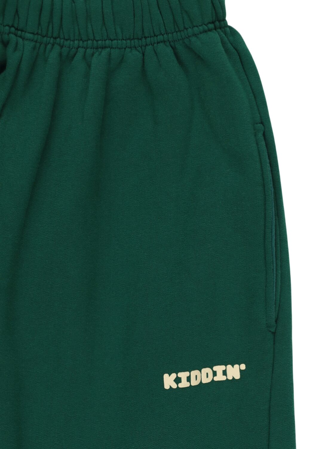 Kiddin Cotton Sweatpants In Green