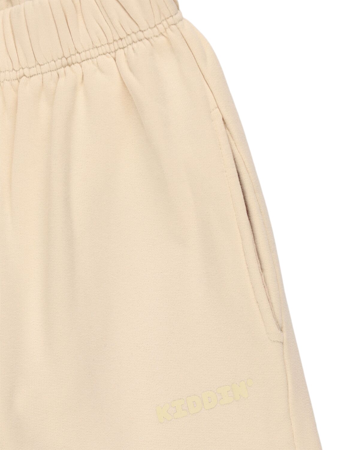 Kiddin Cotton Sweatpants In Beige