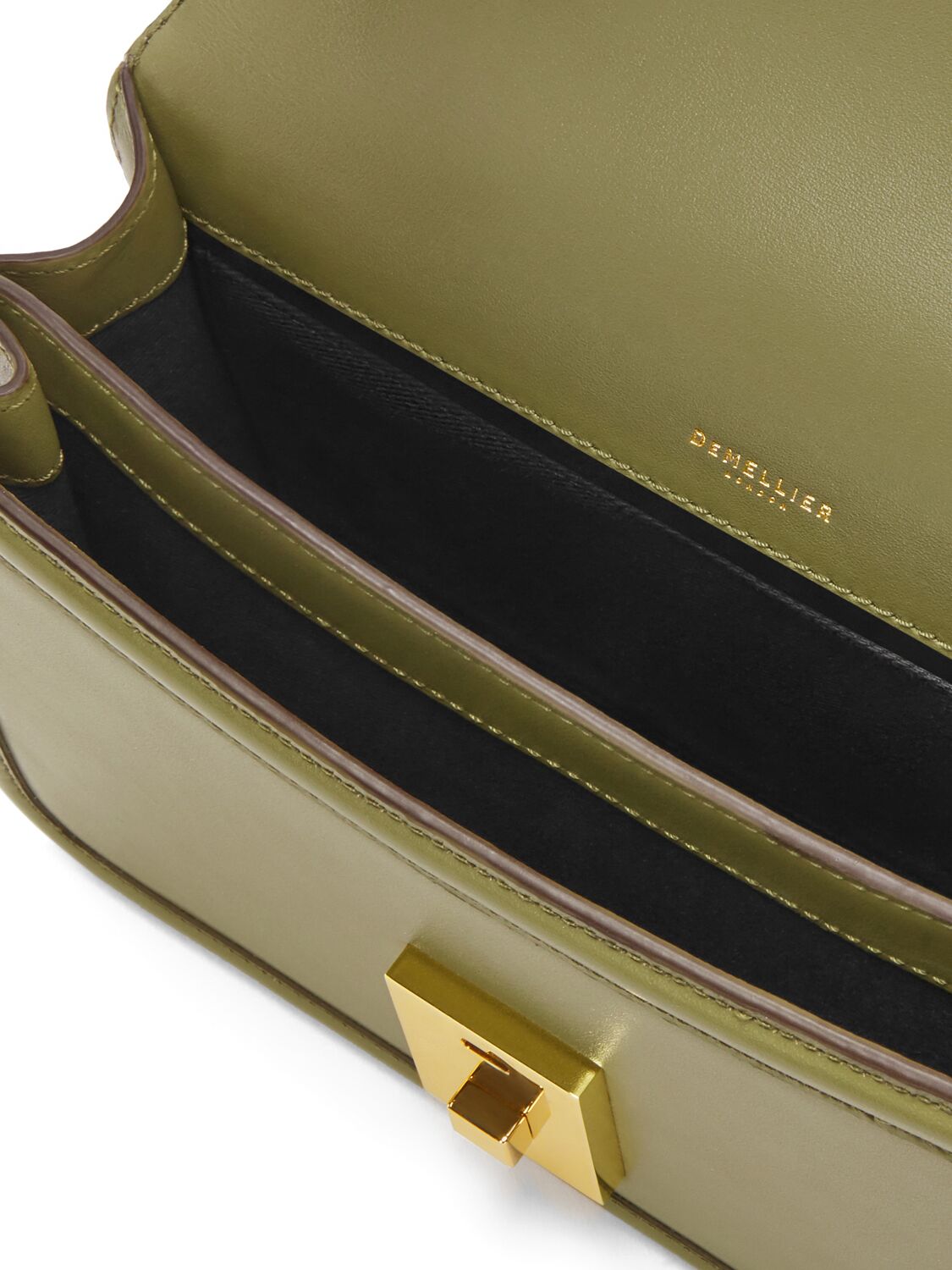 DEMELLIER THE PARIS CROSSBODY SMOOTH LEATHER BAG 