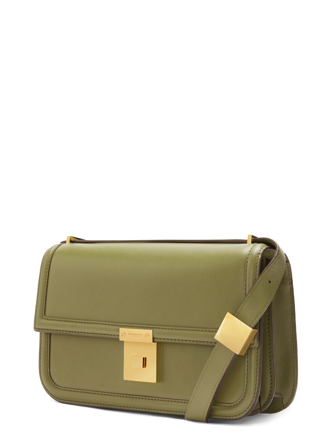 DEMELLIER THE PARIS CROSSBODY SMOOTH LEATHER BAG 