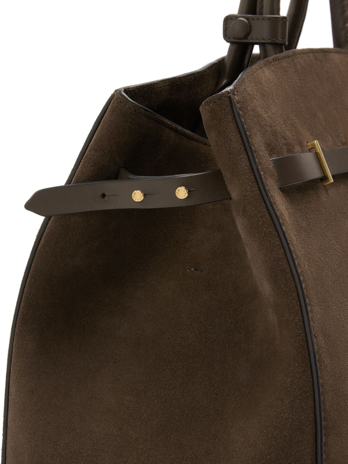 Demellier The Hudson Suede Top Handle Bag