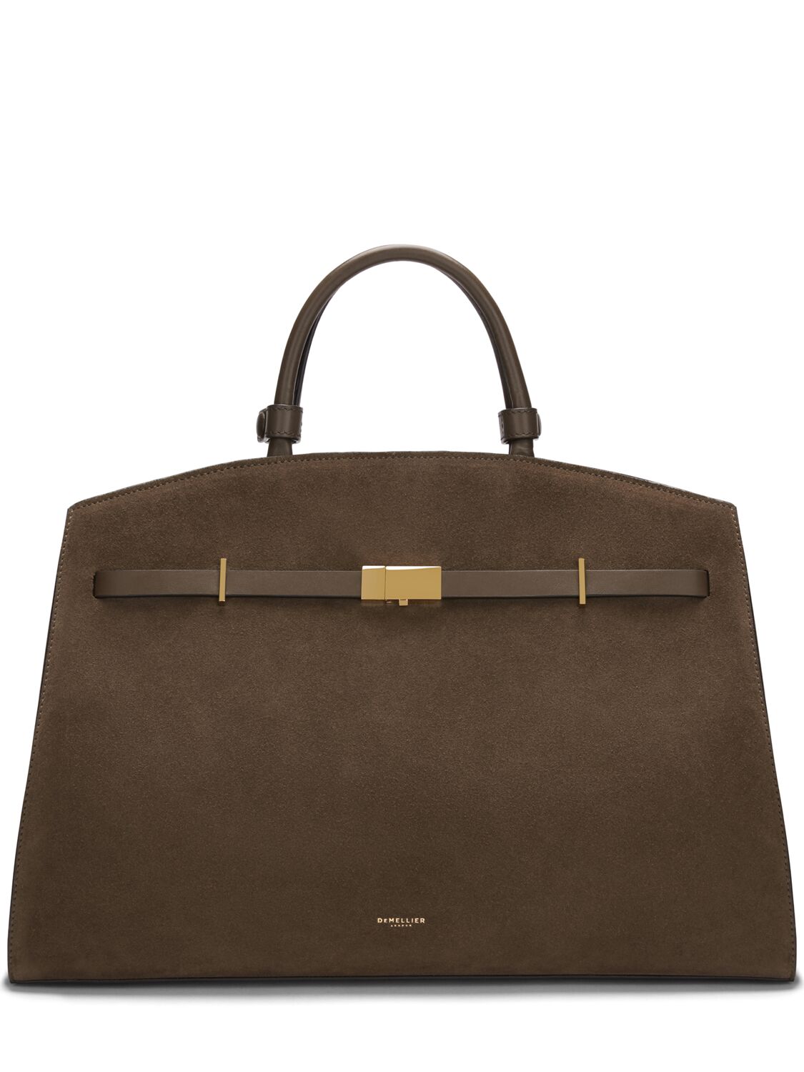 Demellier The Hudson Suede Top Handle Bag