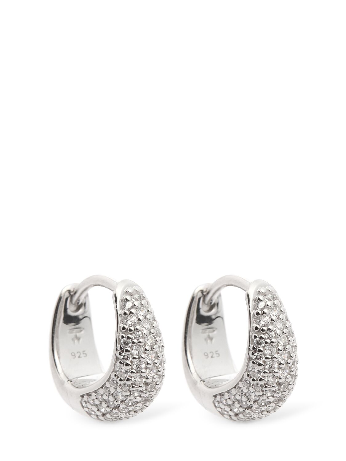 Ice Huggies Pavé Earrings