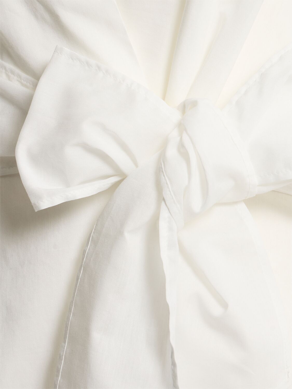 Weekend Max Mara Bluse Aus Baumwollgemisch In White