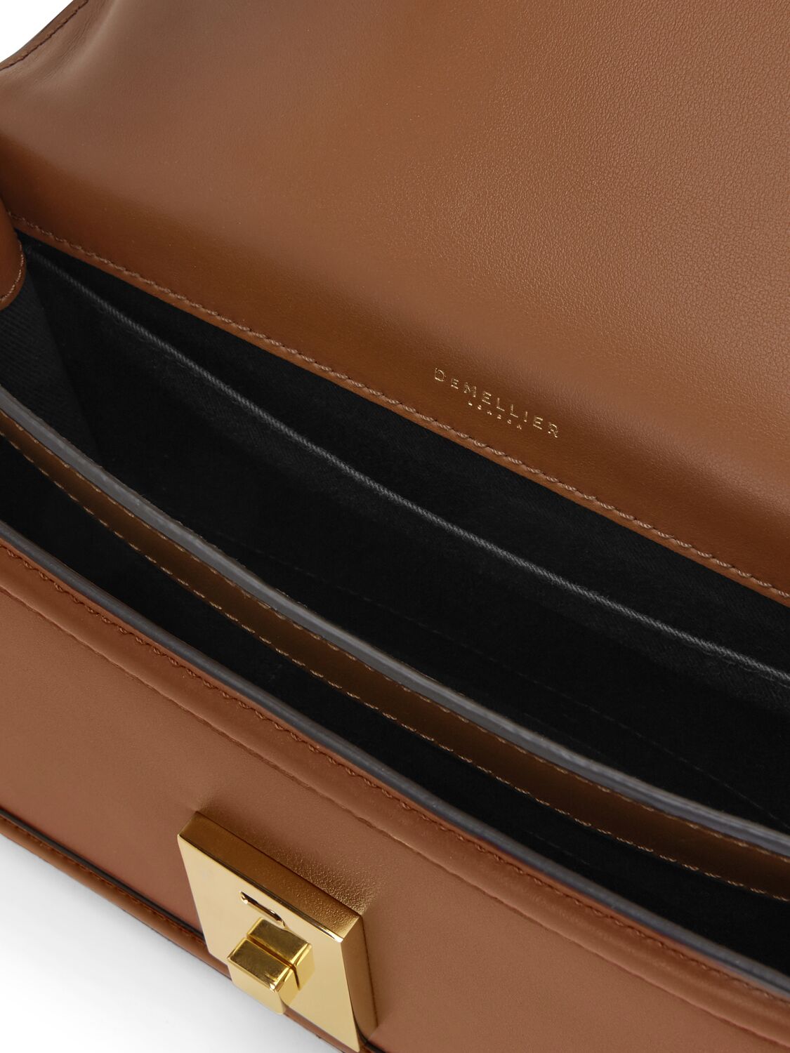 DEMELLIER THE PARIS CROSSBODY SMOOTH LEATHER BAG 