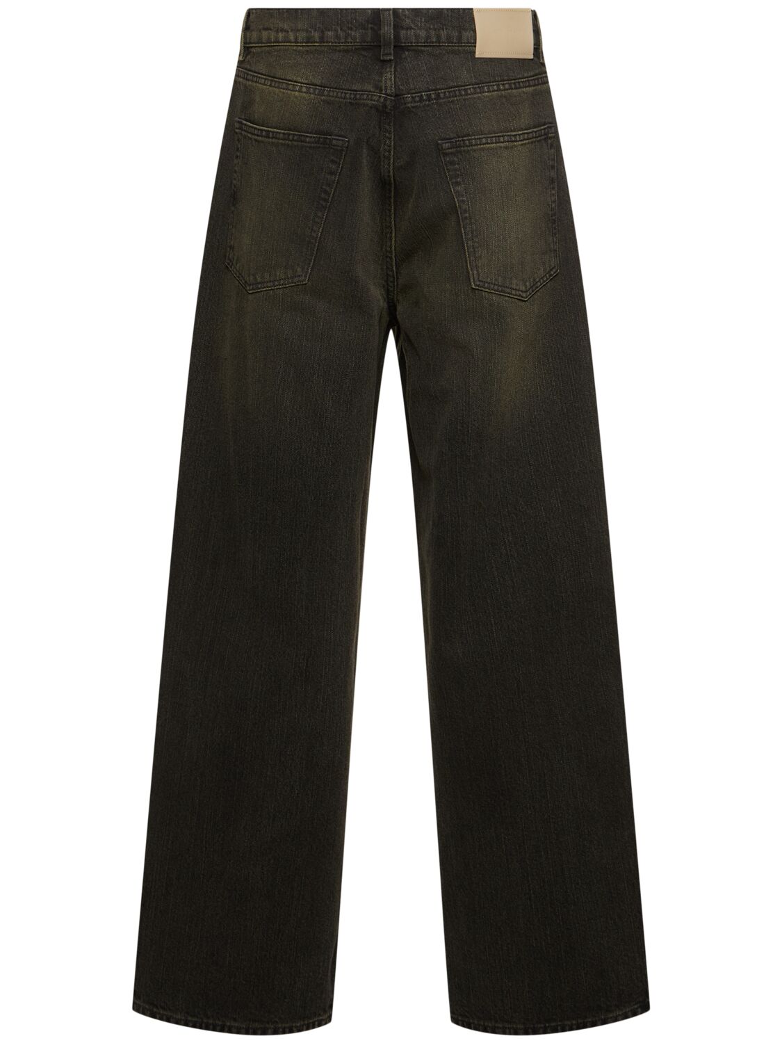 Our Legacy Straight Trousers With Belt Loops And Five-pocket Design In Black