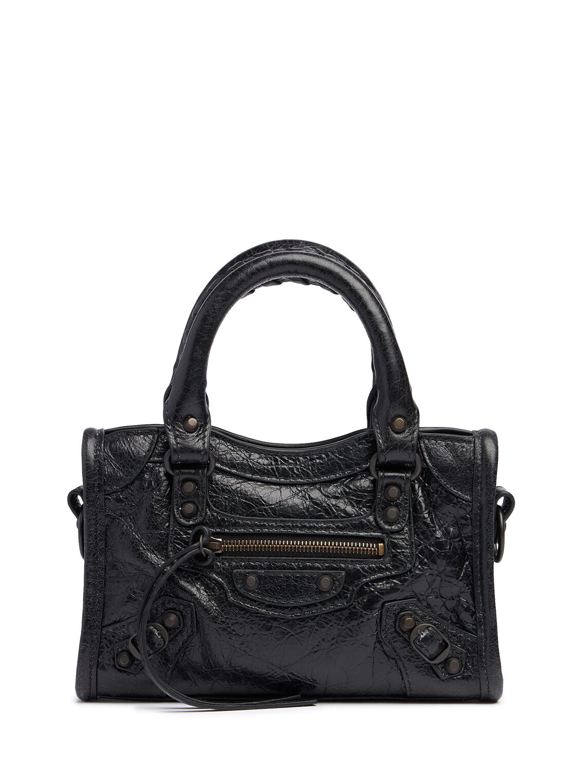 Sac Porté Épaule En Cuir Nano Le City - BALENCIAGA - Modalova