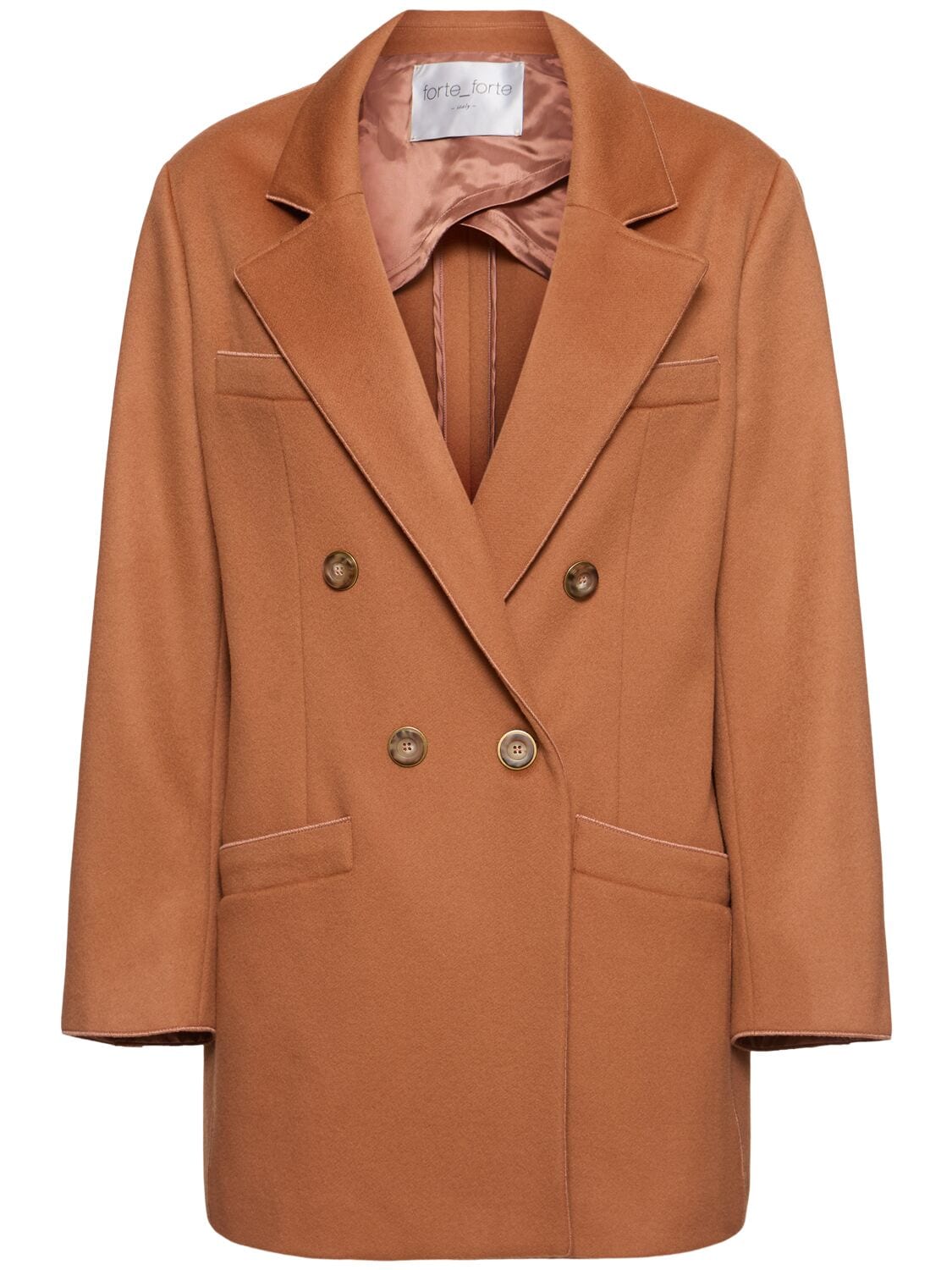 Wool Cashmere Long Jacket