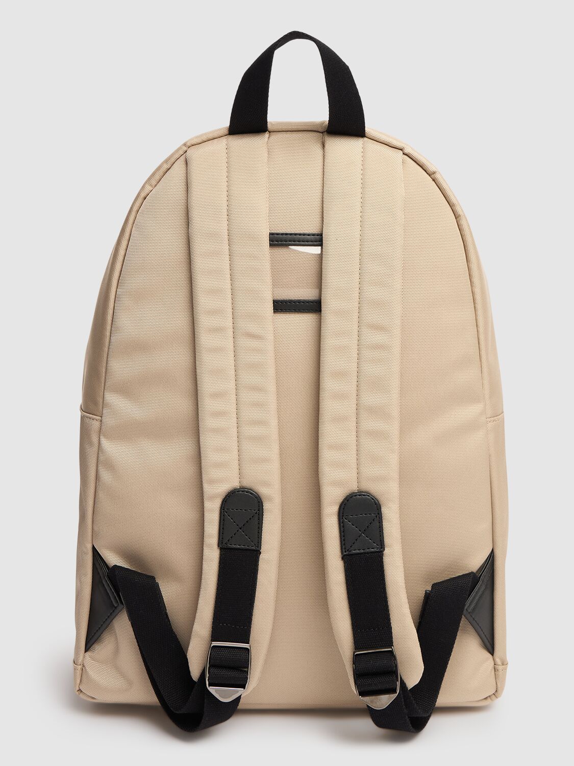 Dolce & Gabbana Nylon Backpack W/ Logo In Beige