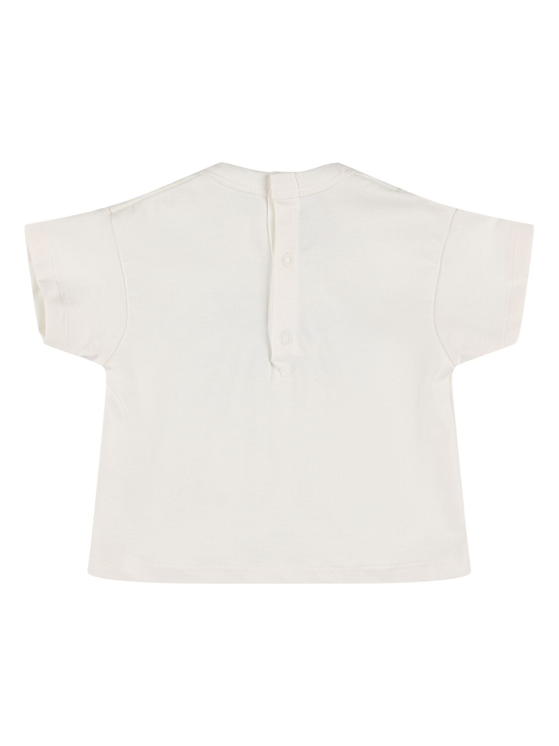 Petit Bateau Printed Cotton Jersey T-shirt In 白色
