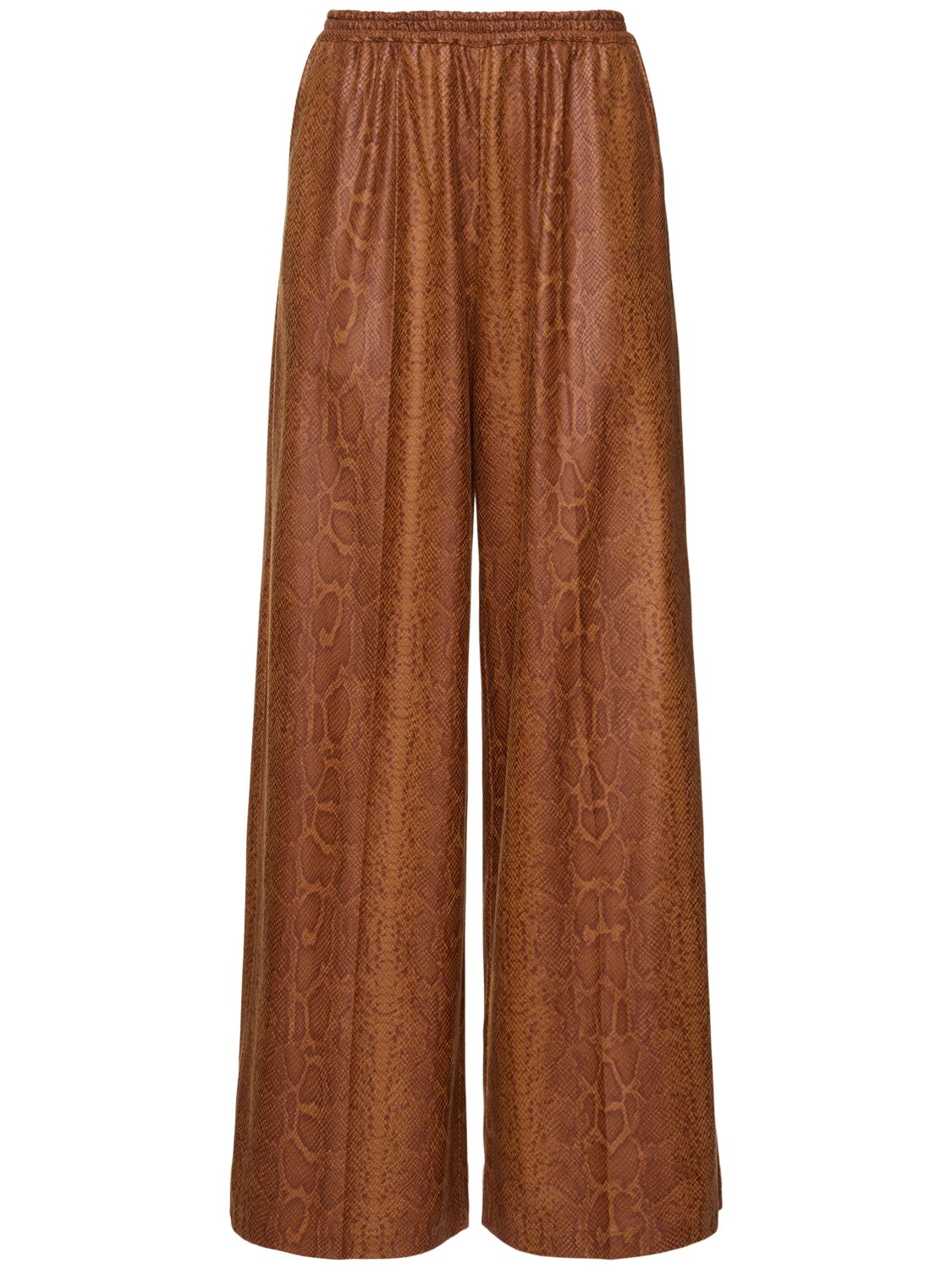 Forte Forte Python Print Ecosuede Regular Waist Pant