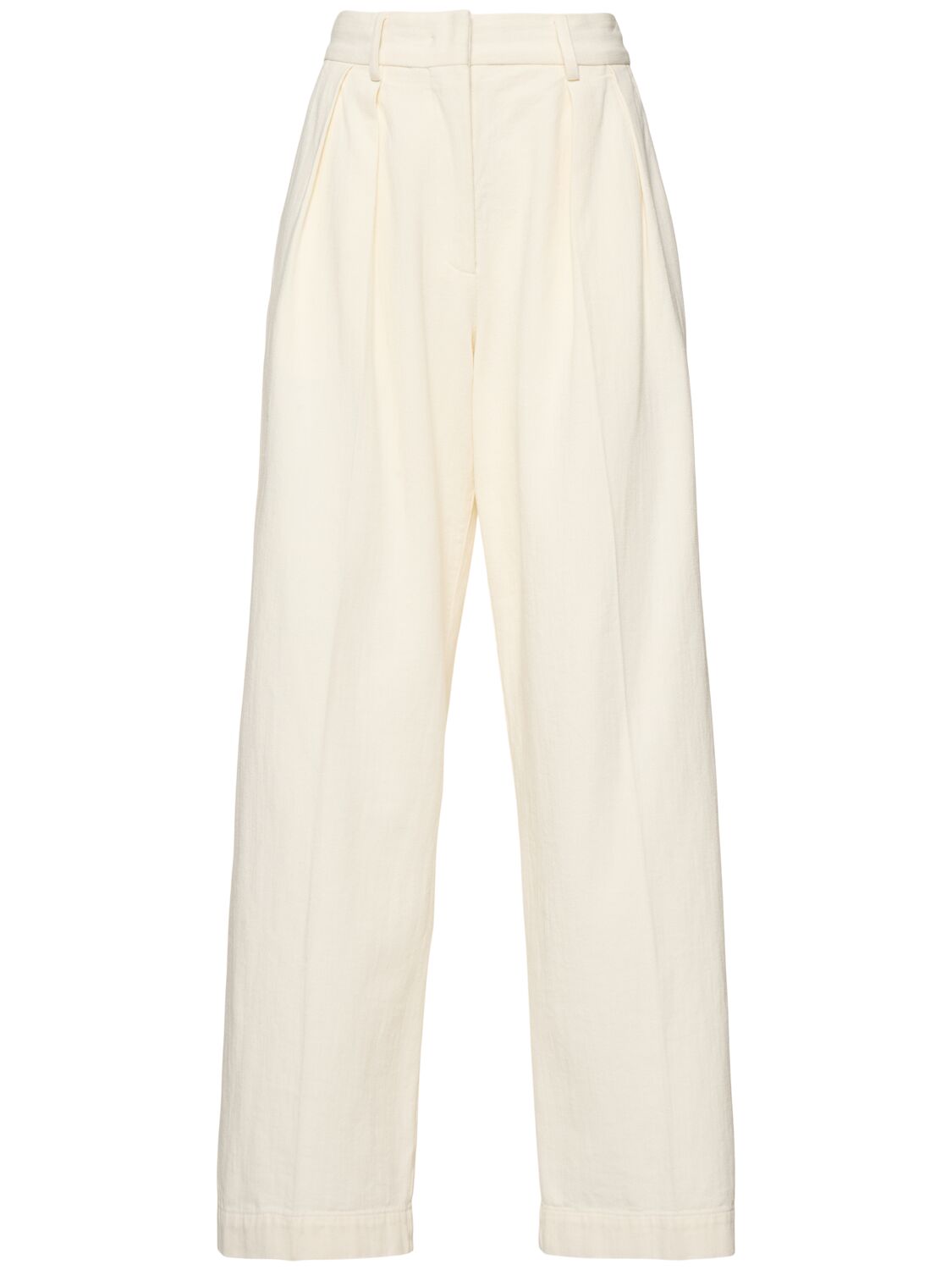 Forte Forte Fluid Cotton Low Waist Pants