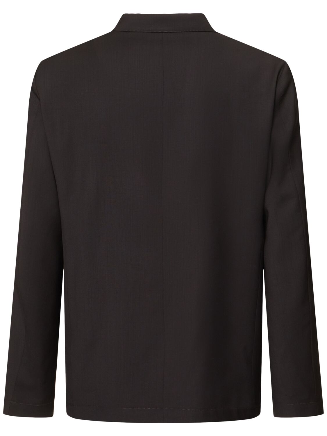 Cellar Door Jake Slim Fit Lightweight Wool Jacket In Brown