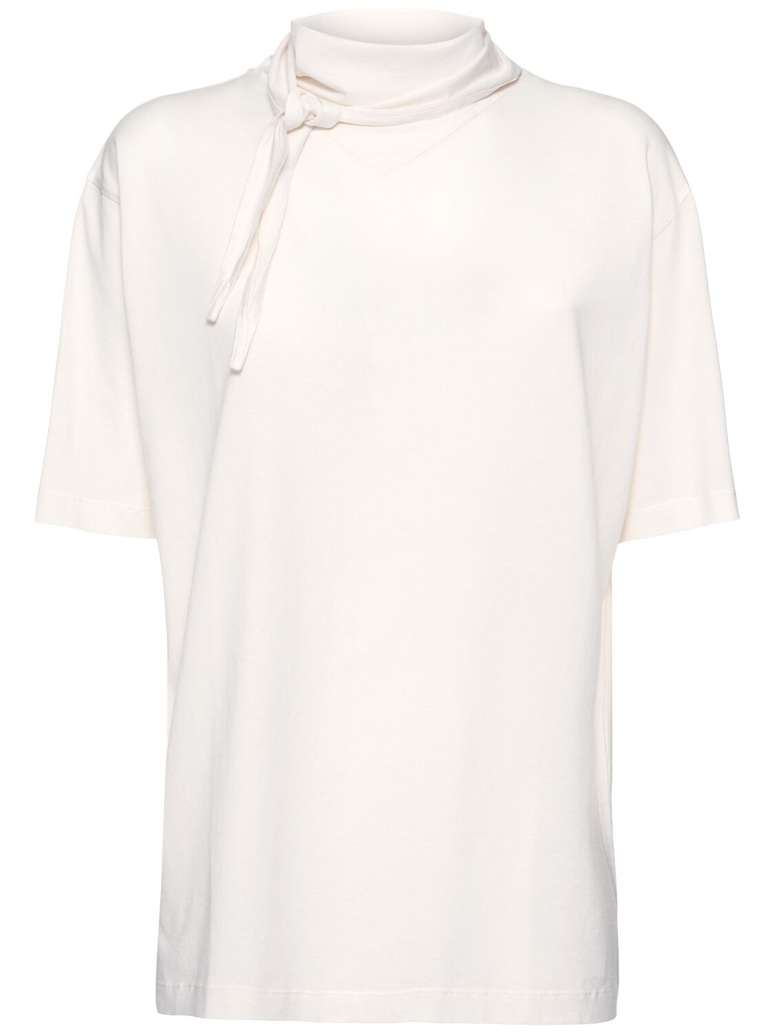 T-shirt En Coton Avec Foulard - LEMAIRE - Modalova