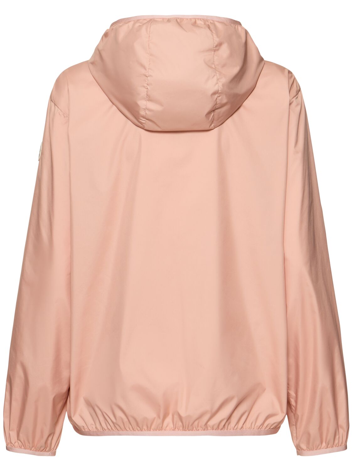 Moncler Fegeo Hooded Tech Windbreaker Jacket In Pink