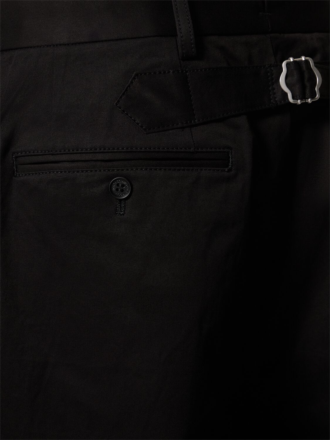COMME DES GARÇONS HOMME DEUX COTTON WIDE CHINO PANTS 