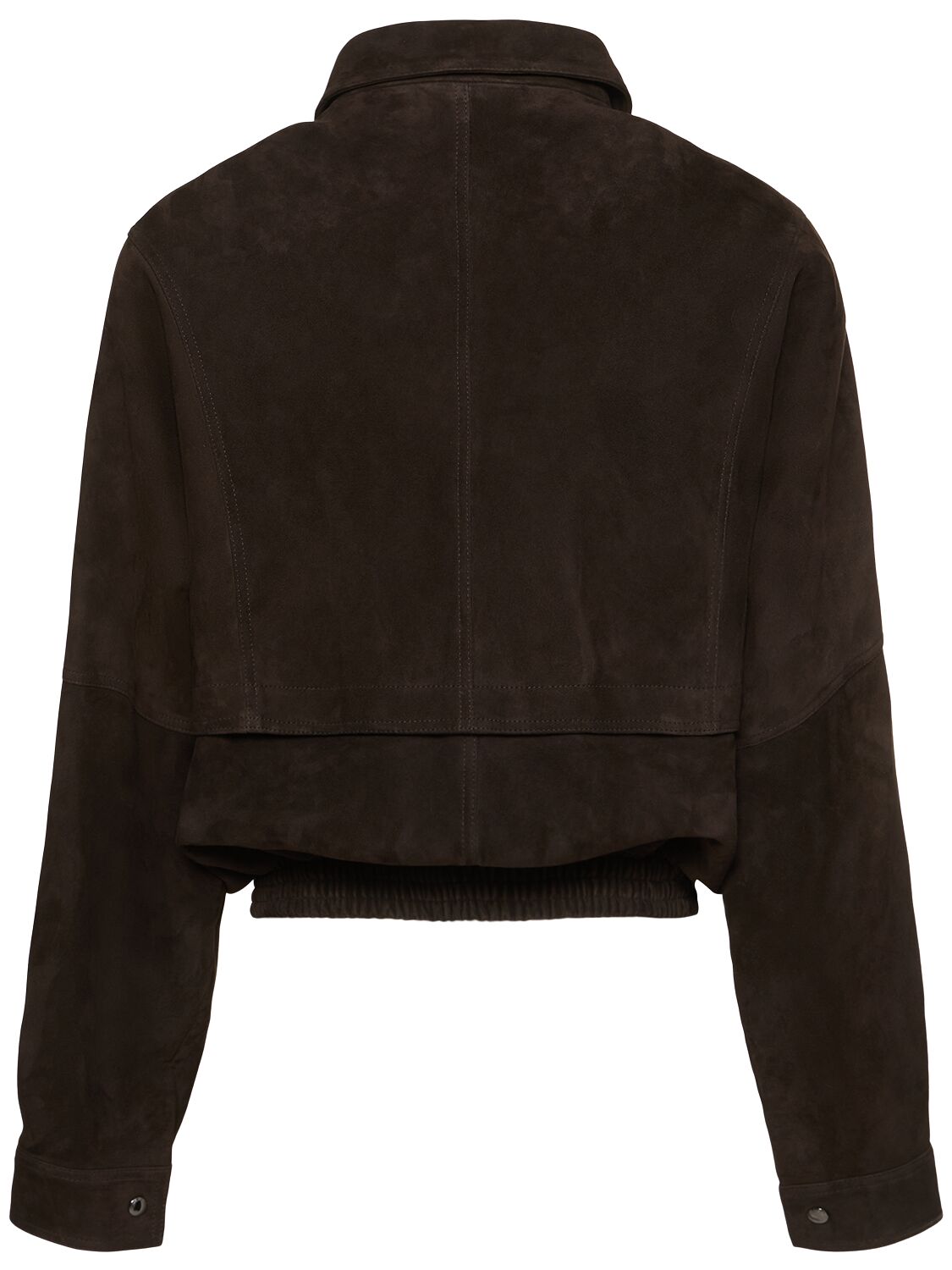 Magda Butrym Bomberjacke Aus Wildleder In Brown