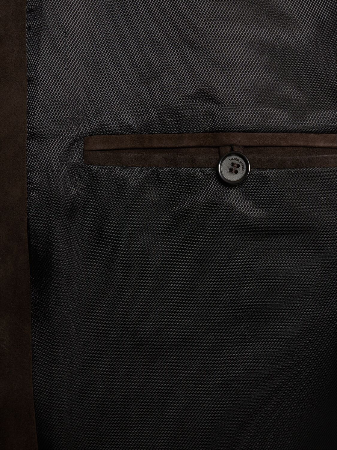 Magda Butrym Bomberjacke Aus Wildleder In Brown