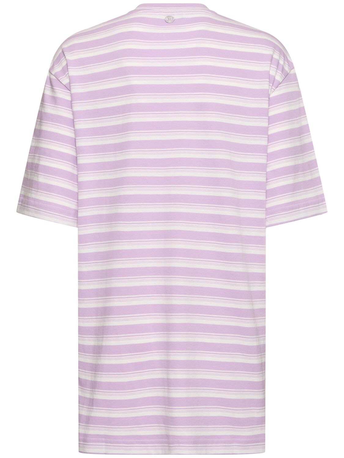 Rabanne Boxy T-shirt In 紫色/白色
