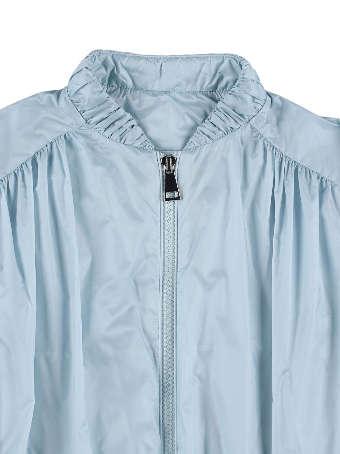Shop Moncler Chazeron Nylon Jacket In 浅蓝色
