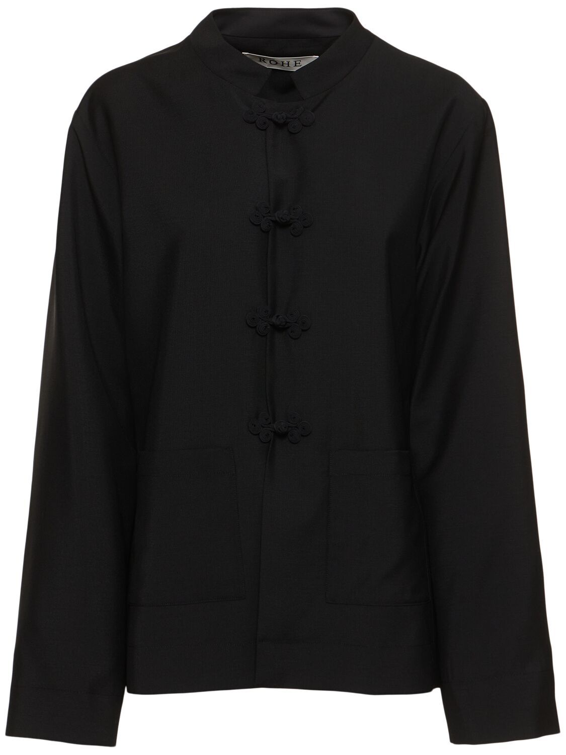 ROHE MANDARIN WOOL JACKET 