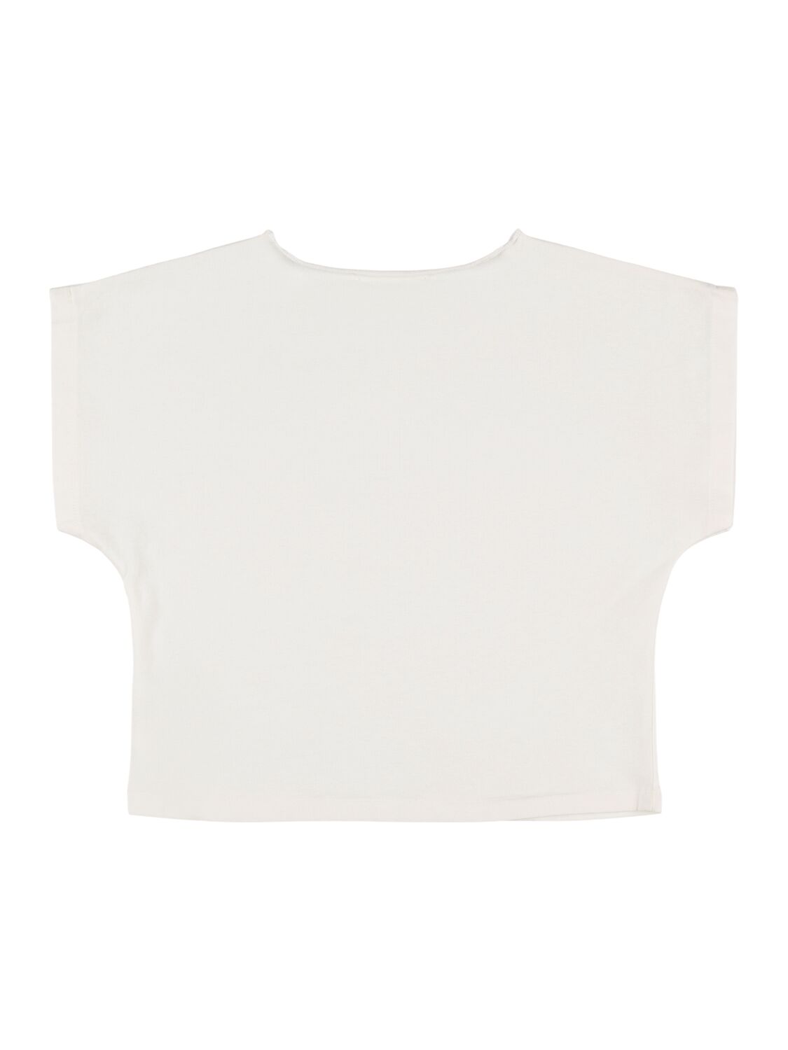 BABE AND TESS PRINTED COTTON BLEND T-SHIRT 