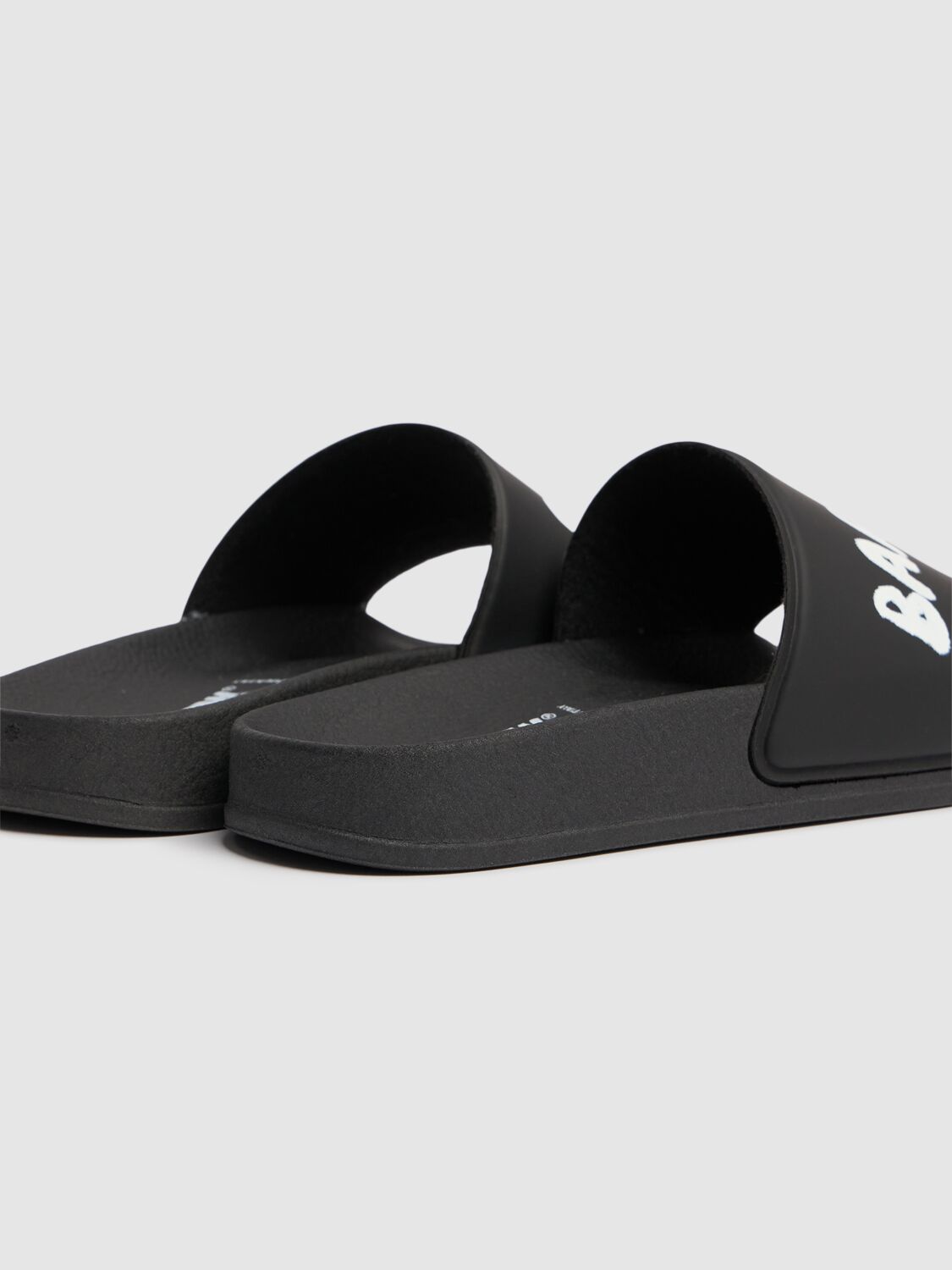 Barrow Logo Slide Sandals In Black