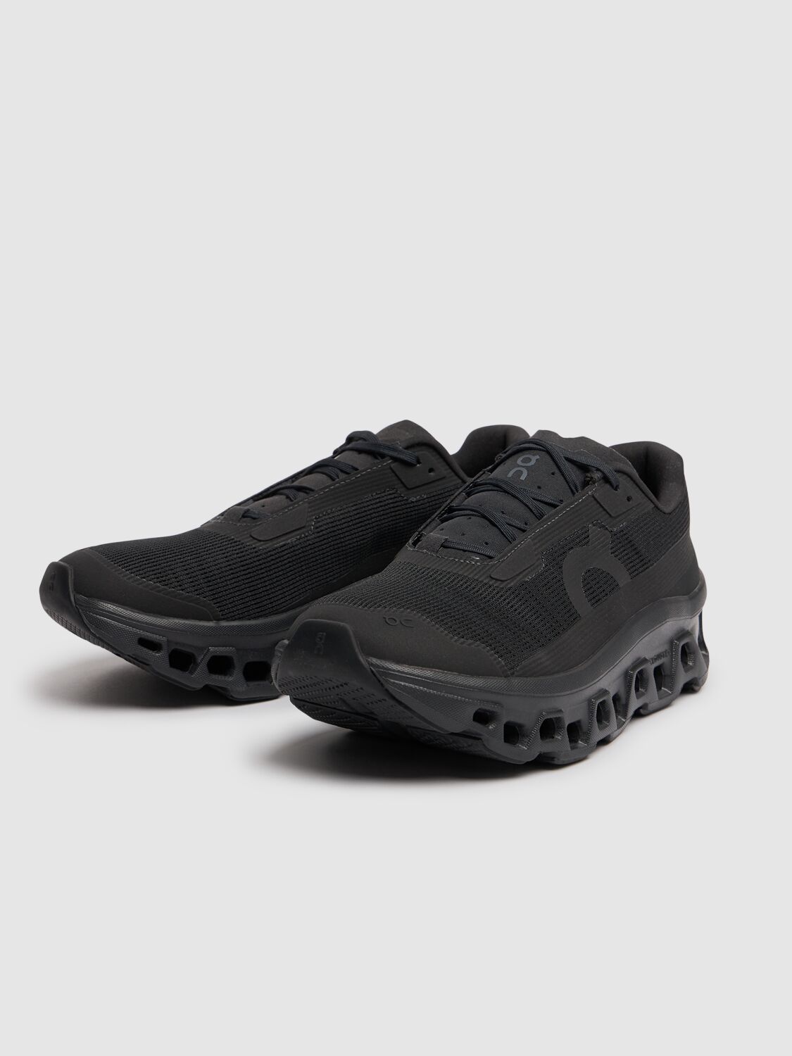 On Cloudmster 2 Rubber-trimmed Mesh Sneakers In Black