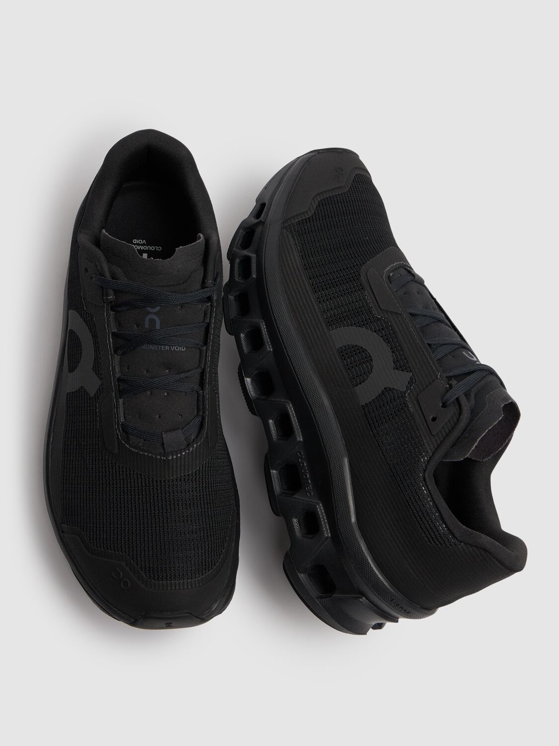 On Cloudmster 2 Rubber-trimmed Mesh Sneakers In Black