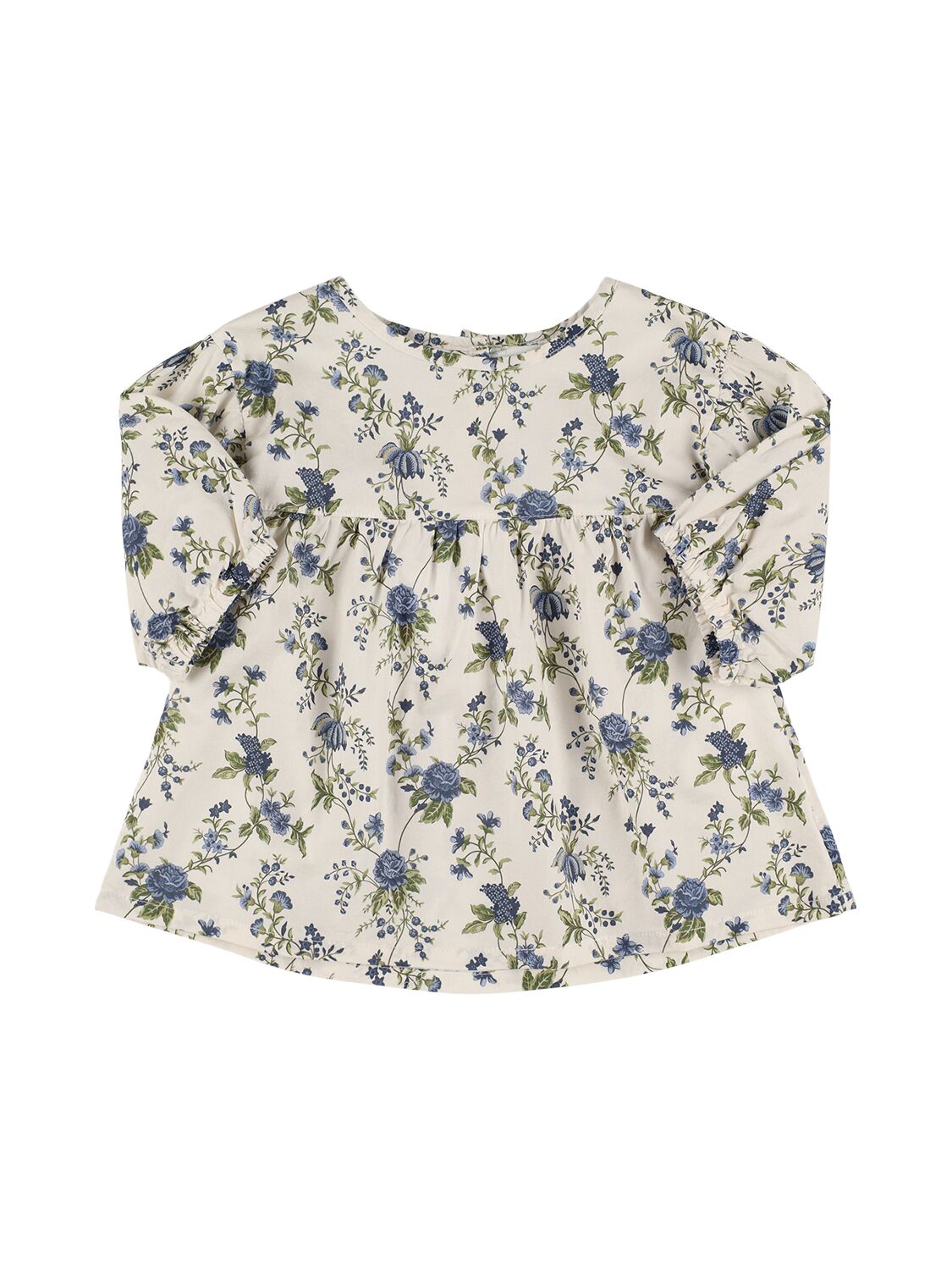 BABE & TESS Printed Cotton & Linen Shirt