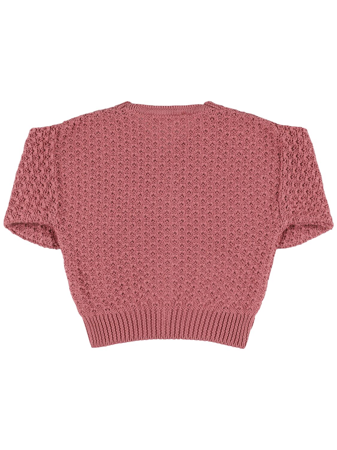 BABE AND TESS COTTON KNIT CARDIGAN 
