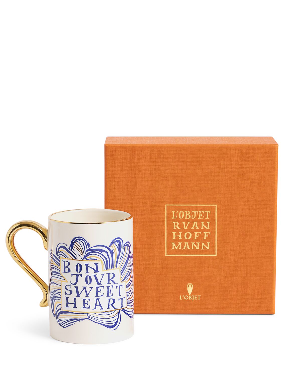 L'objet Sweetheart Earthenware Mug By Ruan Hoffmann In White