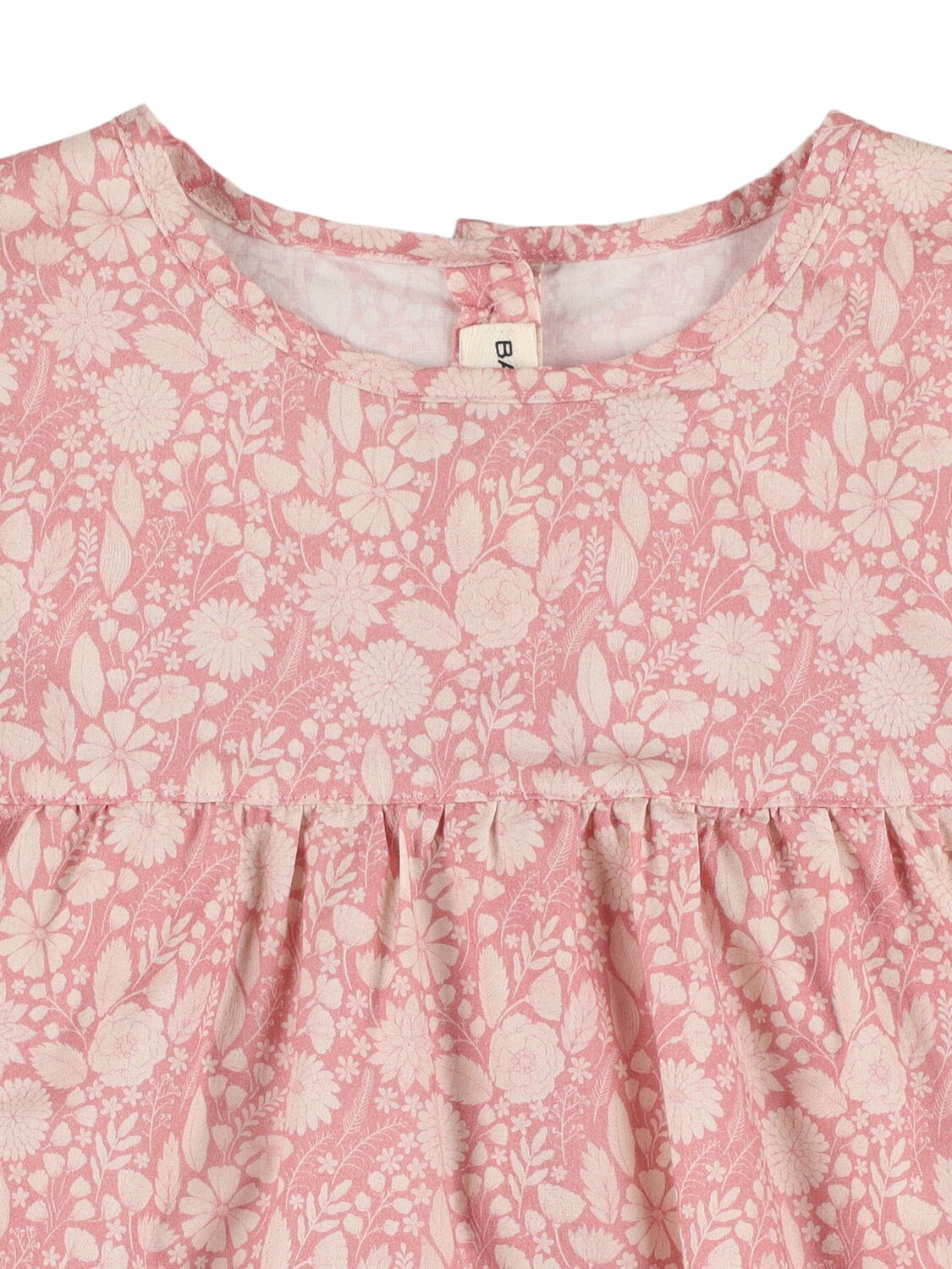 BABE AND TESS PRINTED COTTON & LINEN SHIRT 