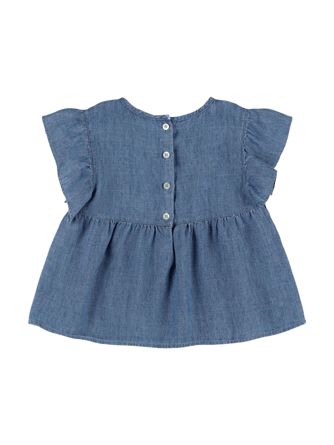 BABE AND TESS LINEN & LYOCELL DENIM SHIRT 