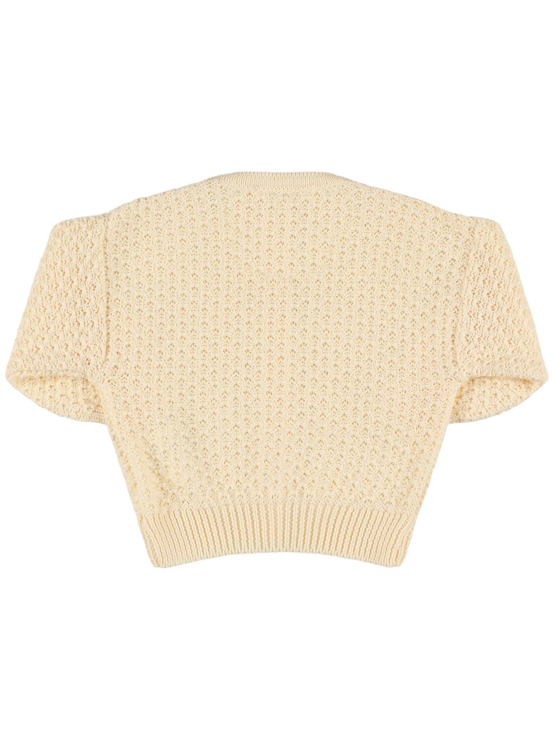 BABE AND TESS COTTON KNIT CARDIGAN 
