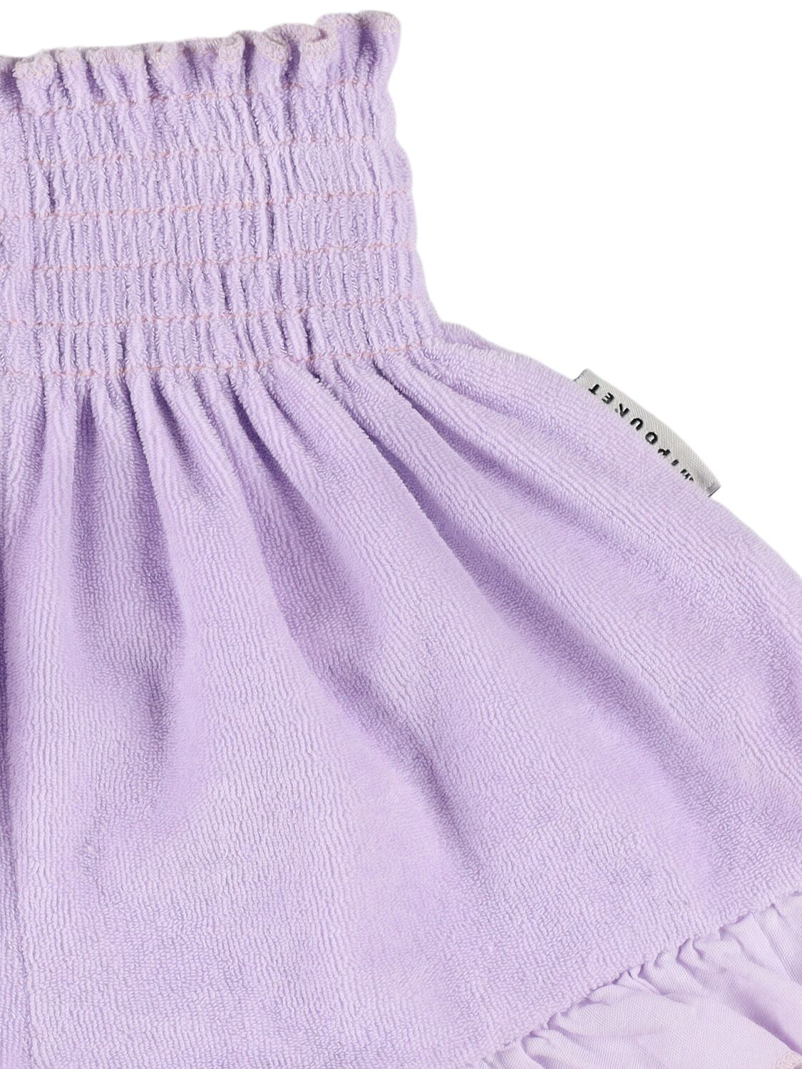 Mipounet Cotton Terry Shorts In Lilac