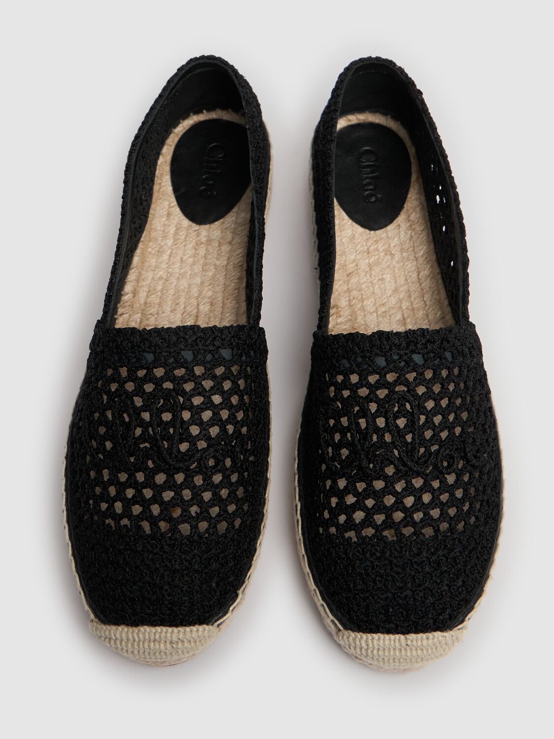 Shop Chloé Isla Espadrilles In Delicate Black