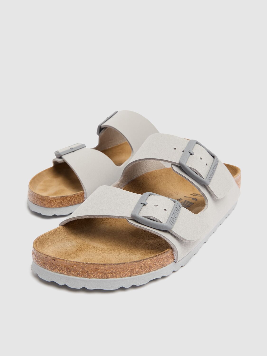 Birkenstock Arizona Birkoflor Sandals In Grey
