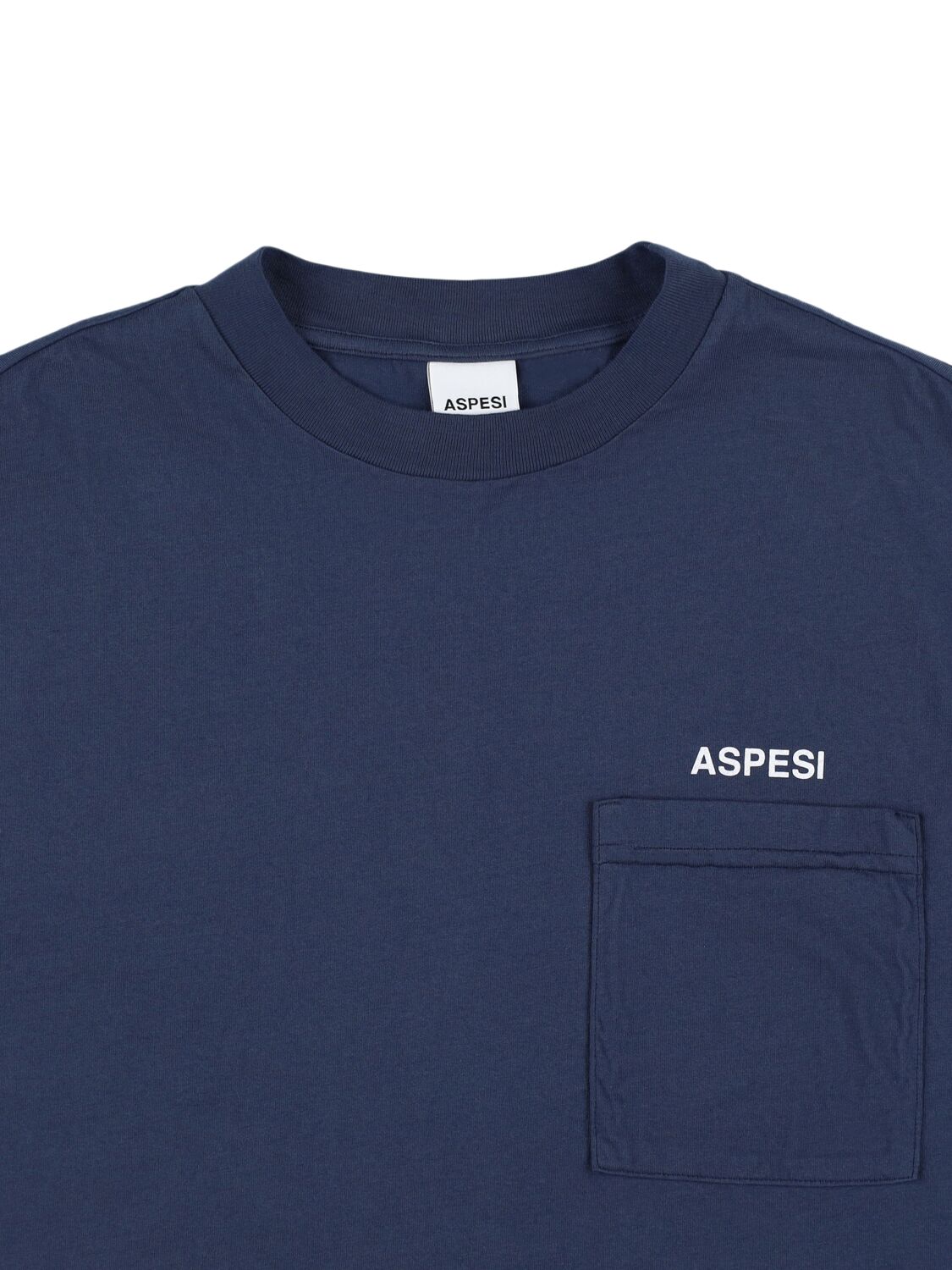 ASPESI LOGO COTTON JERSEY T-SHIRT 