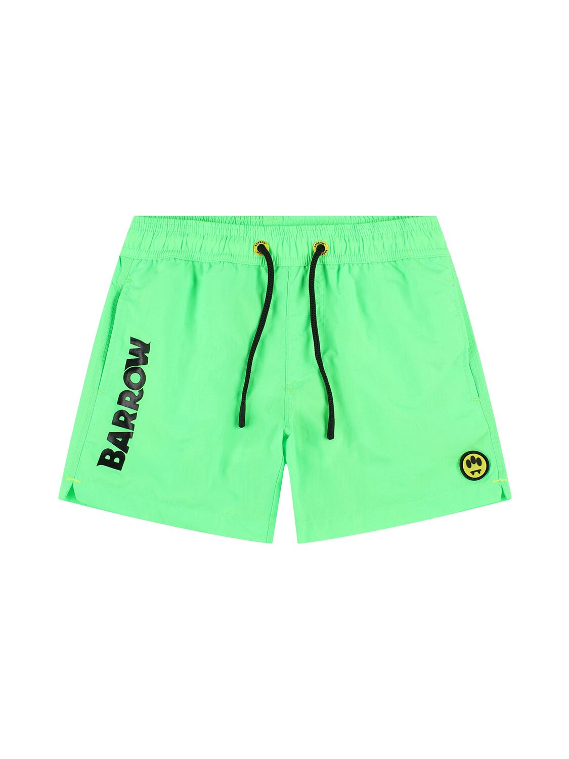 Barrow Logo Nylon Swim Shorts In Green