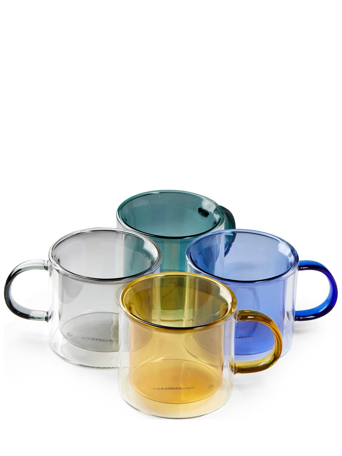 THE CONRAN SHOP MIXED SET OF 4 OSLO MUGS 