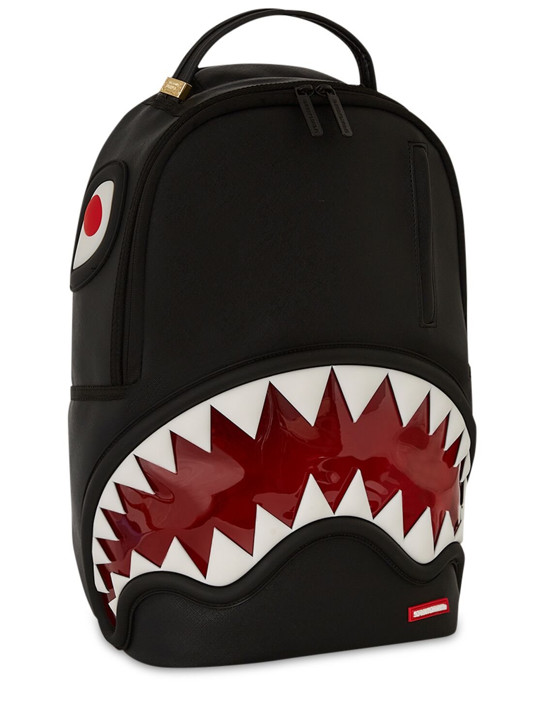 Sprayground Printed Canvas Backpack In Black