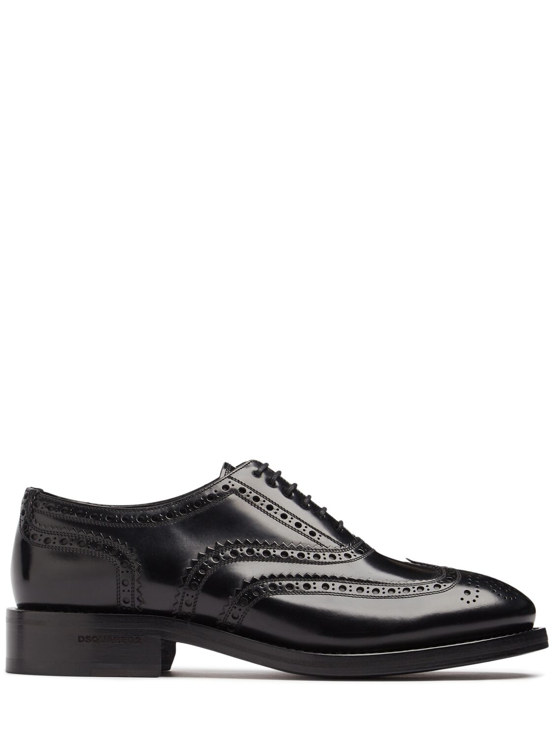 Chaussures Derby En Cuir Brogue - DSQUARED2 - Modalova